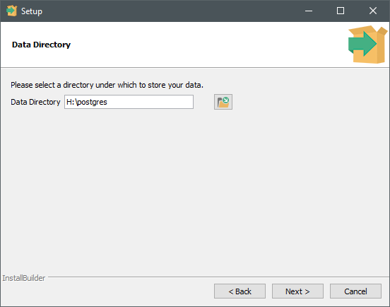 Select data folder Select data folder
