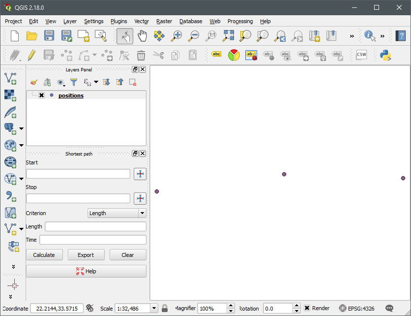 QGIS is showing our points QGIS is showing our points