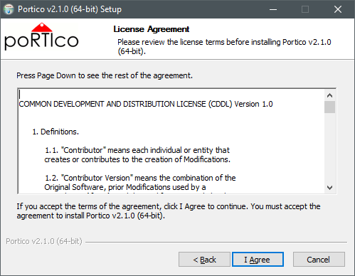 License agreement License agreement