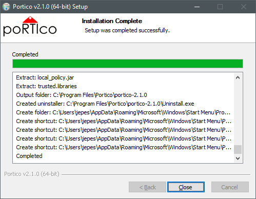 Completed! Completed!