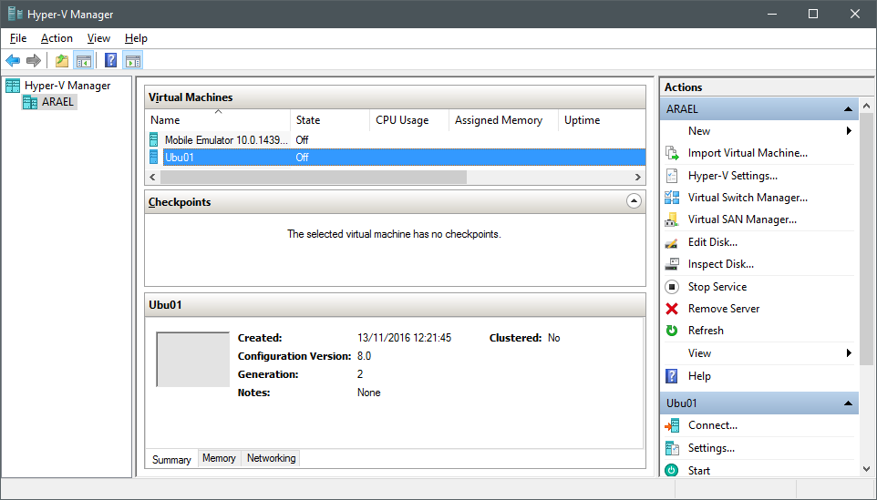 The new virtual machine The new virtual machine